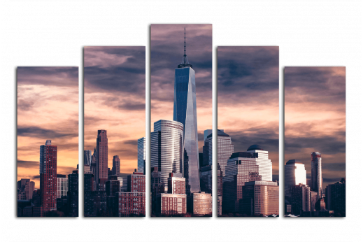 Модульная картина Нью-Йорк Сити